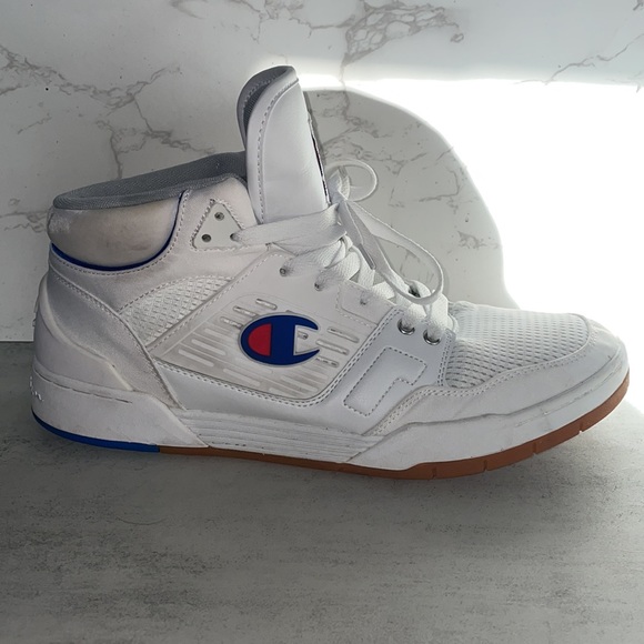 MENS White Champion Sneakers - Picture 2 of 6